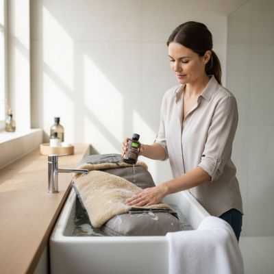 Fellhof Spezialshampoo für Alpakafelle 250 ml im Babyladen Erlangen